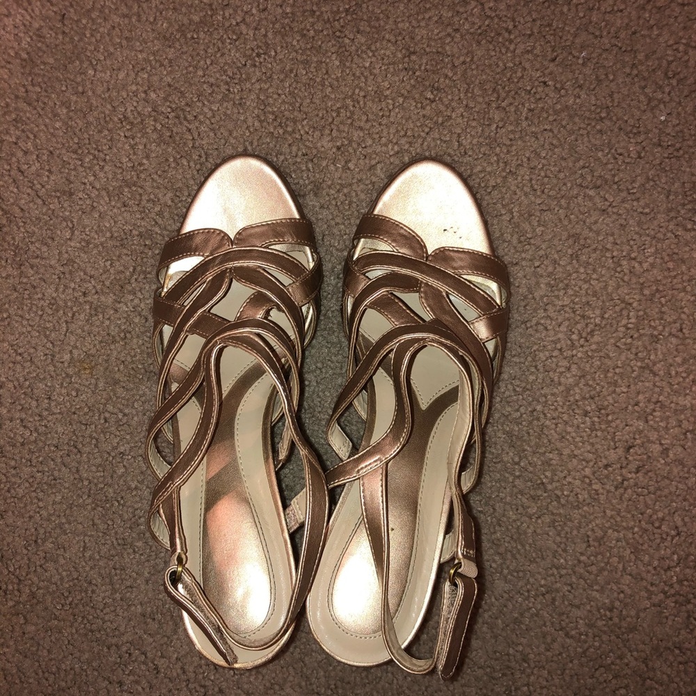 Gold heels